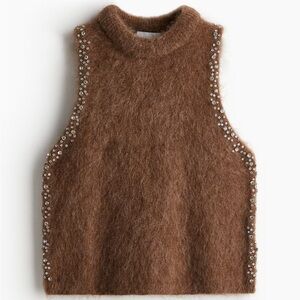 H&M Edition RHINESTONE-EMBELLISHED SWEATER